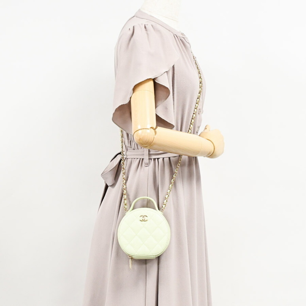Chanel Small Vanity Case Shoulder Bag Green - Picture 6 of 11